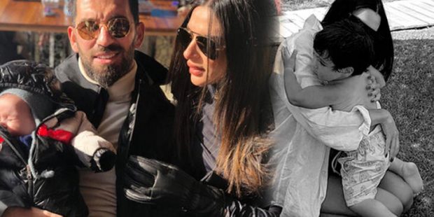 Arda Turan'dan Aslıhan Doğan Turan ve Hamza paylaşımı