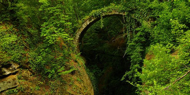 Artvin'de tarihi kemer köprü keşfedildi