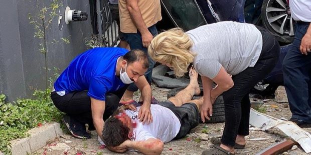 Caddebostan'da feci kaza! Çok acayip bir ses geldi