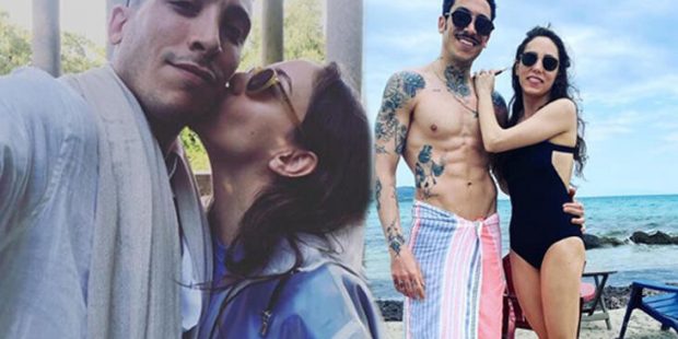 Can Bonomo - Öykü Karayel çiftinden tatil pozu