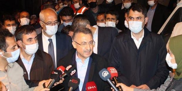 Cumhurbaşkanı Yardımcısı Fuat Oktay depreme ilişkin son durumu değerlendirdi