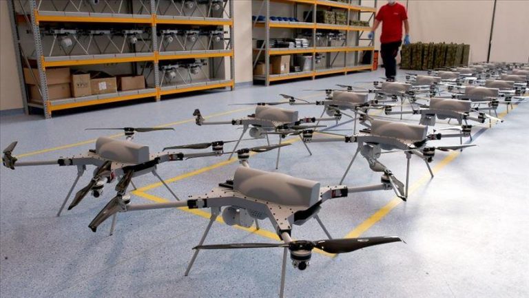 Kamikaze drone üretimini ilk kez görüntülendi