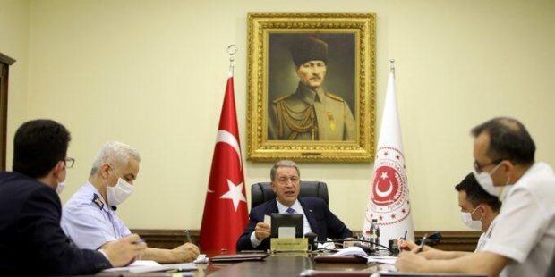 MSB  duyurdu: Bakan Akar,  NATO Genel Sekreteri Stoltenberg ile görüştü