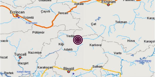 Son dakika | Bingöl'de 3.8 büyüklüğünde deprem