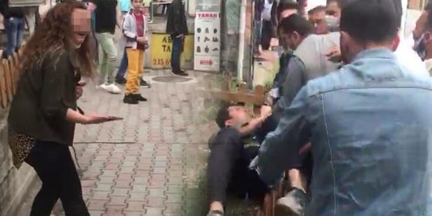 Son dakika! Eşi ve baldızıyla tartışan gence linç girişimi