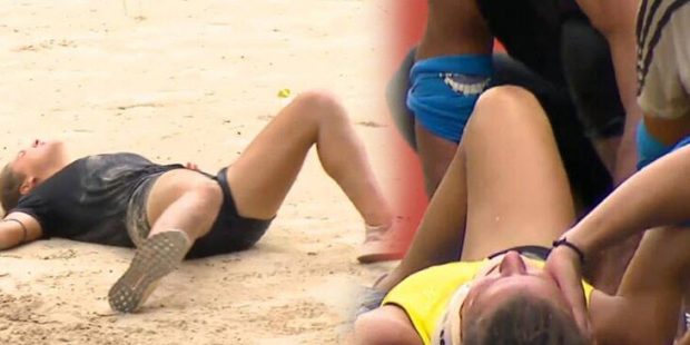 Survivor Nisa 3 metreden düştü, Survivor Elif hastanelik oldu!