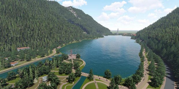 Uzungöl'e çevre düzenlemesiyle yeni çehre
