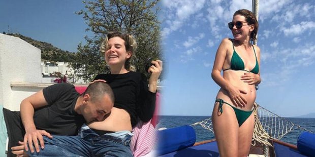 5 aylık hamile Ayşecan Tatari'den yeni poz