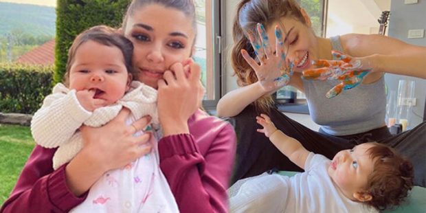 Hande Erçel'den teyze-yeğen pozu
