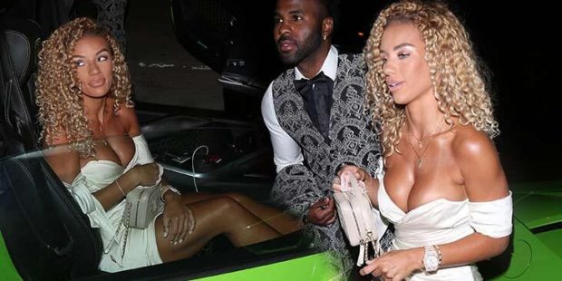 Jason Derulo ve Jena Frumes çifti gecelerde