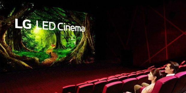 LG LED sinema ekranı ve Dolby Atmos'a sahip ilk sinema salonu açıldı