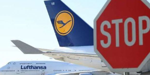 Lufthansa çalışanları sokağa indi