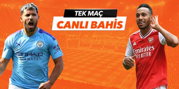 Manchester City - Arsenal maçı Tek Maç ve Canlı Bahis seçenekleriyle Misli.com’da
