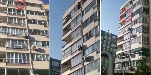 Son dakika... İzmir'de şoke eden an! 9. kattan atladı, ağır yaralandı