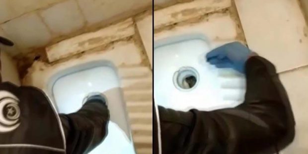 Son dakika... Tuvalete atılan uyuşturucuyu polis buldu!