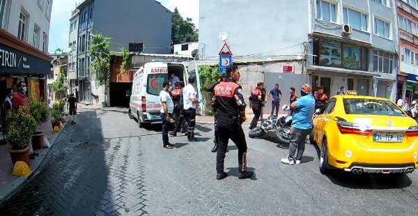Şüpheli kovalayan motosikletli polisler kaza yaptı
