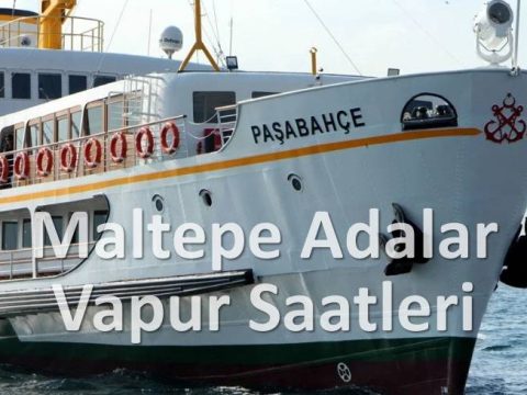 Maltepe Adalar Vapur Saatleri